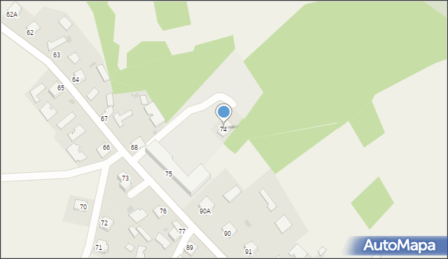 Ślęzaki, Ślęzaki, 74, mapa Ślęzaki