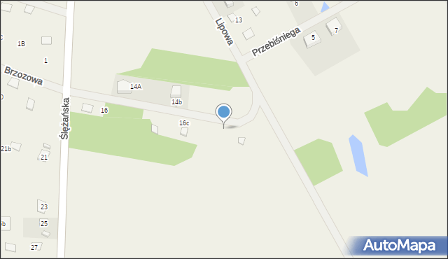 Ślężany, Ślężańska, 16e, mapa Ślężany