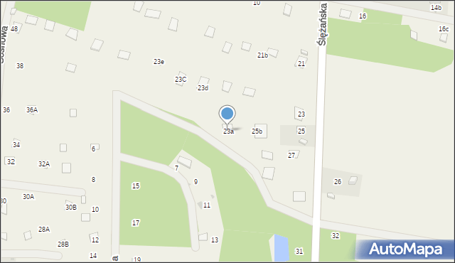 Ślężany, Ślężańska, 23a, mapa Ślężany