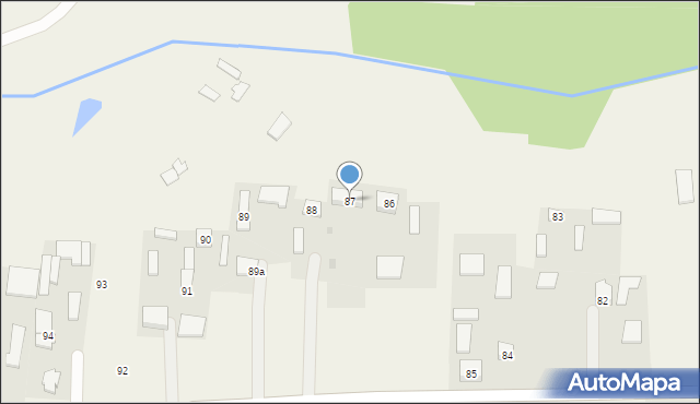 Ślęzany, Ślęzany, 87, mapa Ślęzany