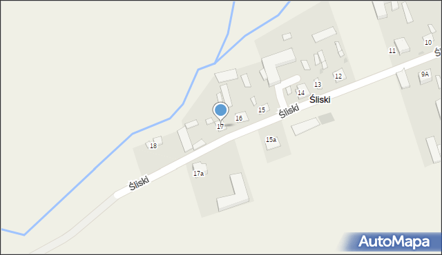 Śliski, Śliski, 17, mapa Śliski