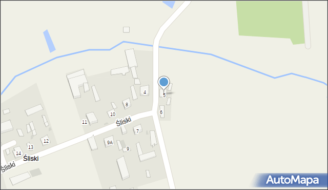 Śliski, Śliski, 5, mapa Śliski