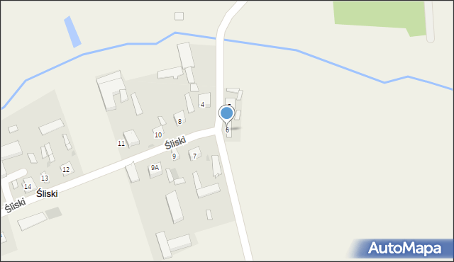 Śliski, Śliski, 6, mapa Śliski