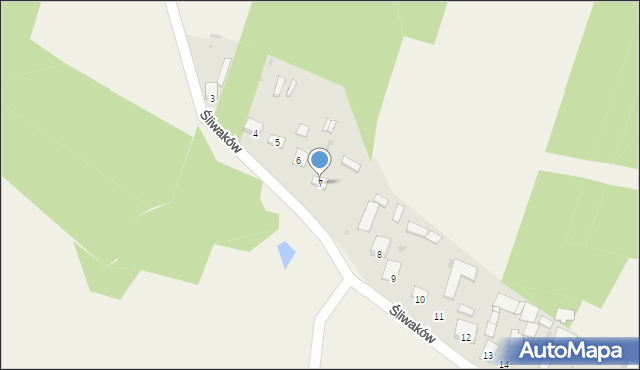 Śliwaków, Śliwaków, 7, mapa Śliwaków