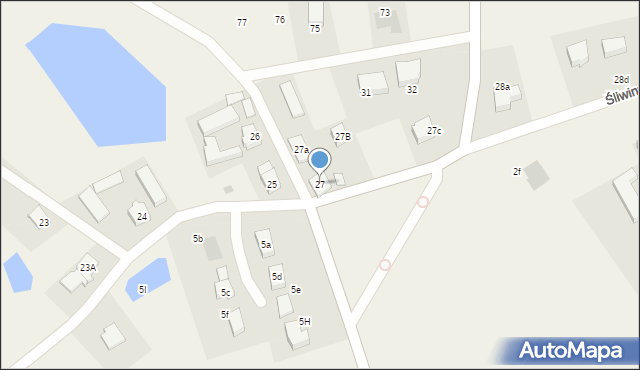 Śliwiny, Śliwiny, 27, mapa Śliwiny