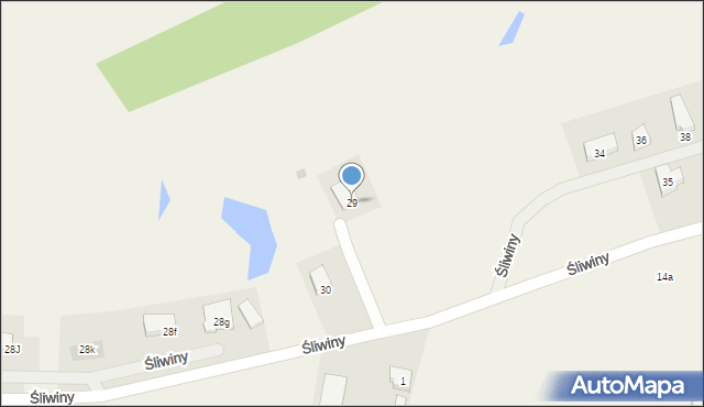 Śliwiny, Śliwiny, 29, mapa Śliwiny