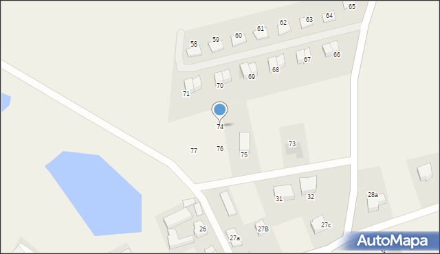 Śliwiny, Śliwiny, 74, mapa Śliwiny