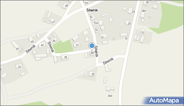 Śliwnik, Śliwnik, 34, mapa Śliwnik
