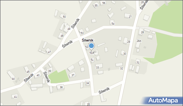 Śliwnik, Śliwnik, 51A, mapa Śliwnik