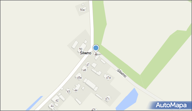 Śliwno, Śliwno, 49, mapa Śliwno