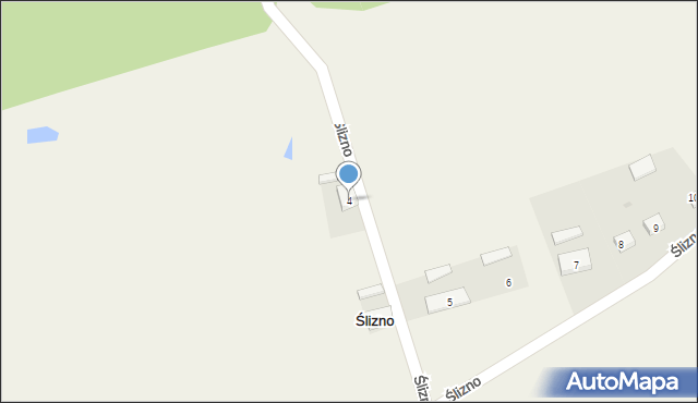 Ślizno, Ślizno, 4, mapa Ślizno
