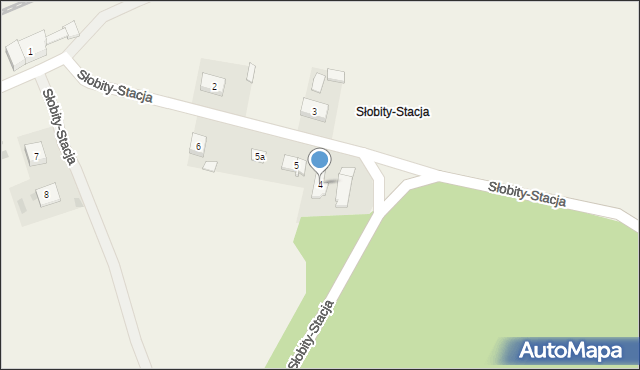 Słobity-Stacja, Słobity-Stacja, 4, mapa Słobity-Stacja