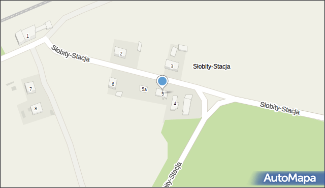 Słobity-Stacja, Słobity-Stacja, 5b, mapa Słobity-Stacja