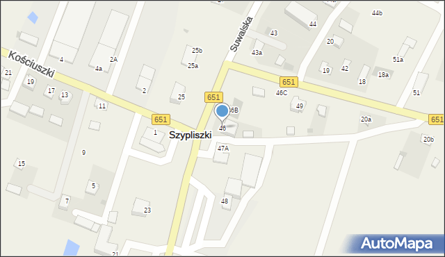 Słobódka, Słobódka, 46, mapa Słobódka