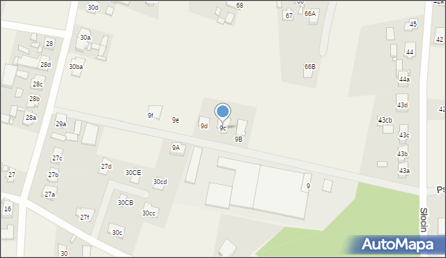 Słocin, Słocin, 9c, mapa Słocin