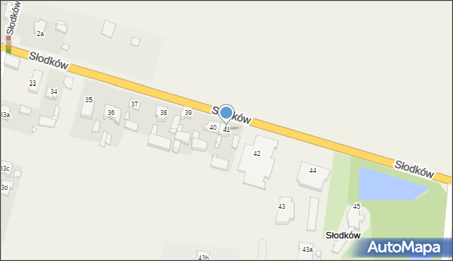 Słodków, Słodków, 41, mapa Słodków
