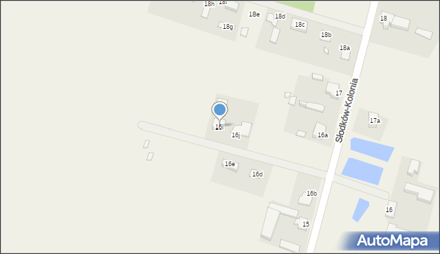 Słodków-Kolonia, Słodków-Kolonia, 16i, mapa Słodków-Kolonia