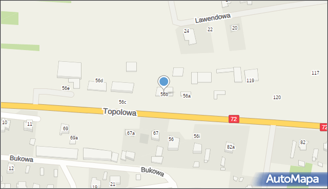 Słodków-Kolonia, Słodków-Kolonia, 56b, mapa Słodków-Kolonia