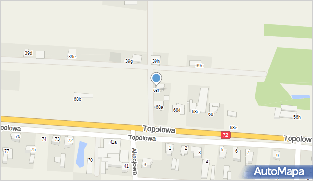 Słodków-Kolonia, Słodków-Kolonia, 68f, mapa Słodków-Kolonia