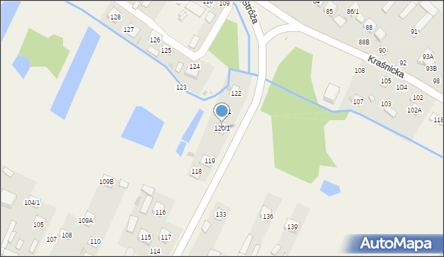 Słodków Pierwszy, Słodków Pierwszy, 120/1, mapa Słodków Pierwszy