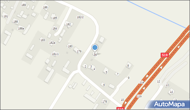 Słodków Pierwszy, Słodków Pierwszy, 2A, mapa Słodków Pierwszy