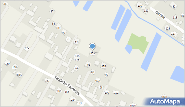 Słodków Pierwszy, Słodków Pierwszy, 95a, mapa Słodków Pierwszy