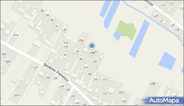 Słodków Pierwszy, Słodków Pierwszy, 97B, mapa Słodków Pierwszy