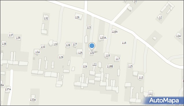 Słodków Trzeci, Słodków Trzeci, 121, mapa Słodków Trzeci