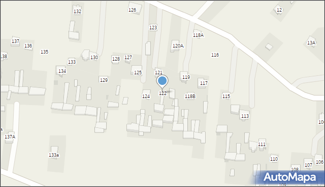 Słodków Trzeci, Słodków Trzeci, 122, mapa Słodków Trzeci