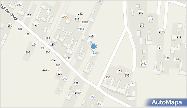 Słodków Trzeci, Słodków Trzeci, 157, mapa Słodków Trzeci