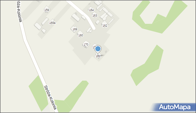 Słodków Trzeci, Słodków Trzeci, 161, mapa Słodków Trzeci