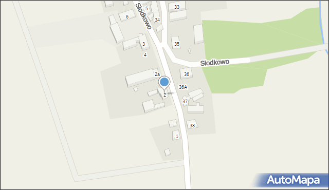 Słodkowo, Słodkowo, 2, mapa Słodkowo