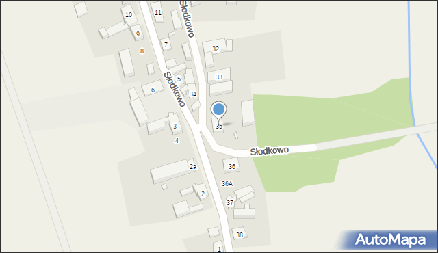 Słodkowo, Słodkowo, 35, mapa Słodkowo