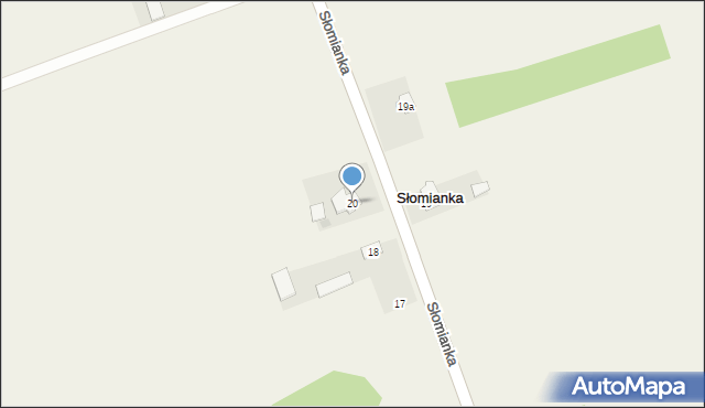 Słomianka, Słomianka, 20, mapa Słomianka