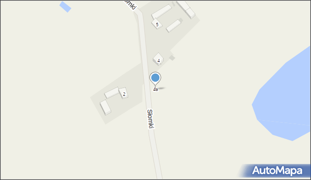 Słomki, Słomki, 4a, mapa Słomki