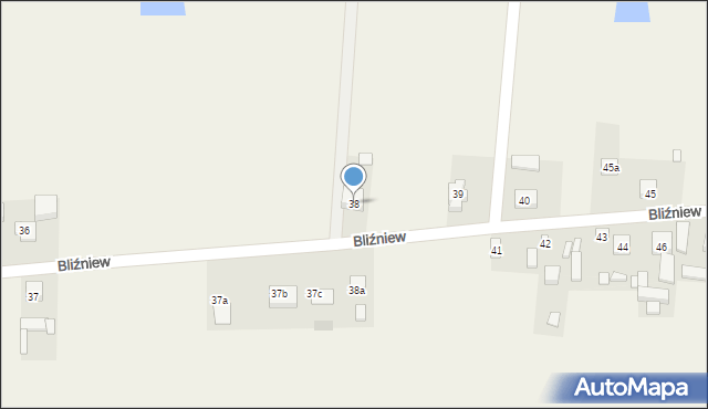 Słomków Mokry, Słomków Mokry, 38, mapa Słomków Mokry