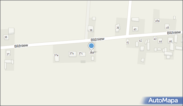 Słomków Mokry, Słomków Mokry, 38a, mapa Słomków Mokry