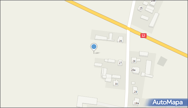 Słomków Suchy, Słomków Suchy, 27a, mapa Słomków Suchy