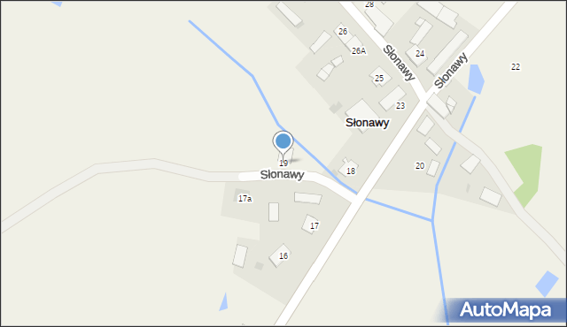 Słonawy, Słonawy, 19, mapa Słonawy