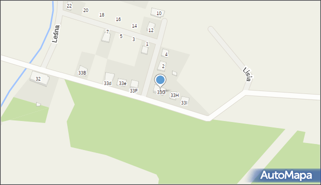 Słonin, Słonin, 33G, mapa Słonin