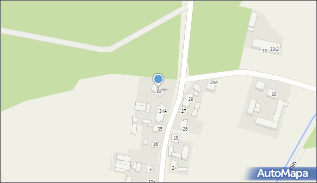 Słonin, Słonin, 34, mapa Słonin