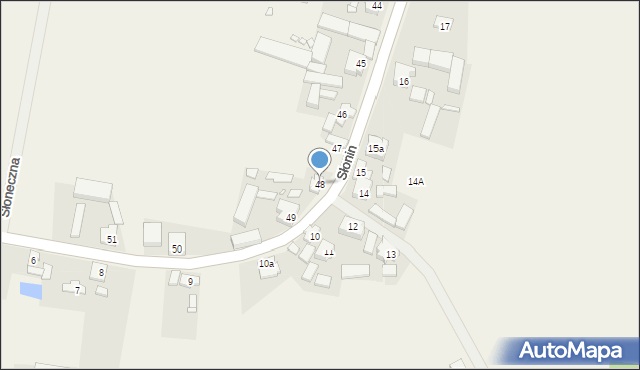 Słonin, Słonin, 48, mapa Słonin