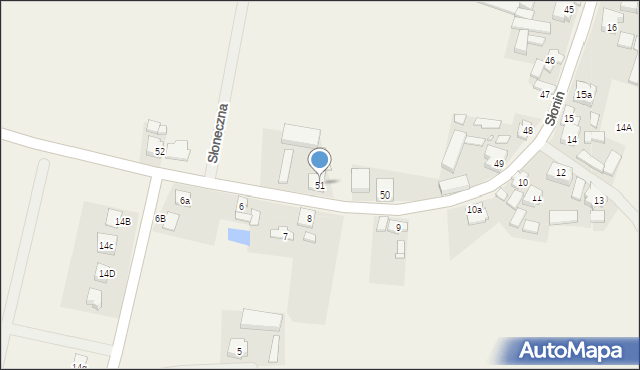 Słonin, Słonin, 51, mapa Słonin