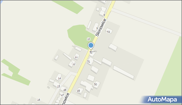 Słonowice, Słonowice, 52, mapa Słonowice