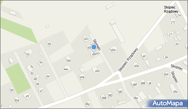 Słopiec, Słopiec, 40h, mapa Słopiec