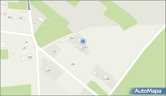 Słopiec, Słopiec Rządowy, 13, mapa Słopiec