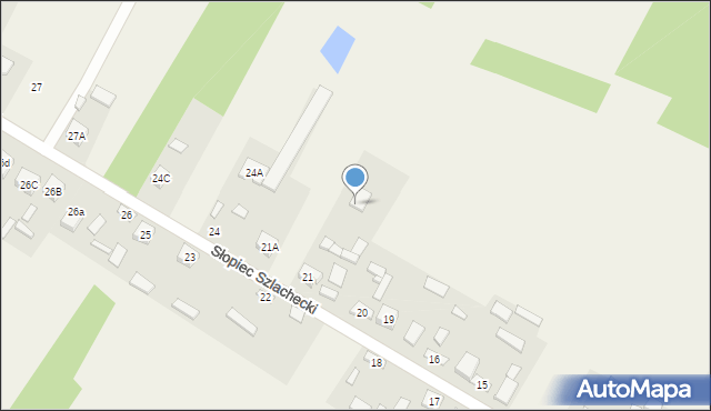 Słopiec, Słopiec Szlachecki, 21b, mapa Słopiec