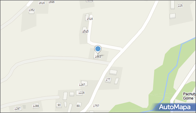 Słopnice, Słopnice, 1663, mapa Słopnice