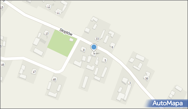 Słoptów, Słoptów, 7, mapa Słoptów