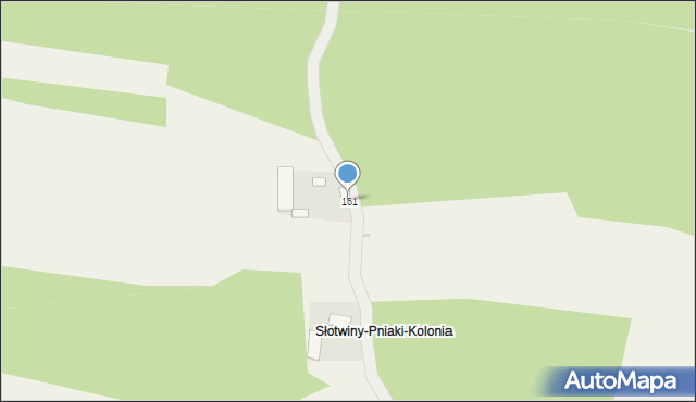 Słotwiny, Słotwiny, 161, mapa Słotwiny